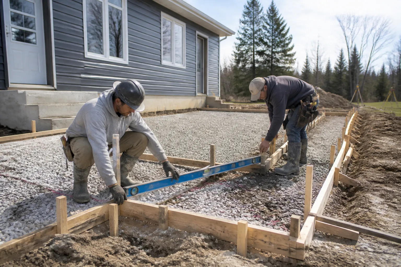 Concrete project preparation